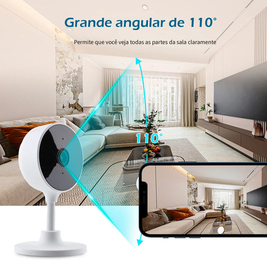 Mini Câmera de Segurança Wi-Fi com visão noturna