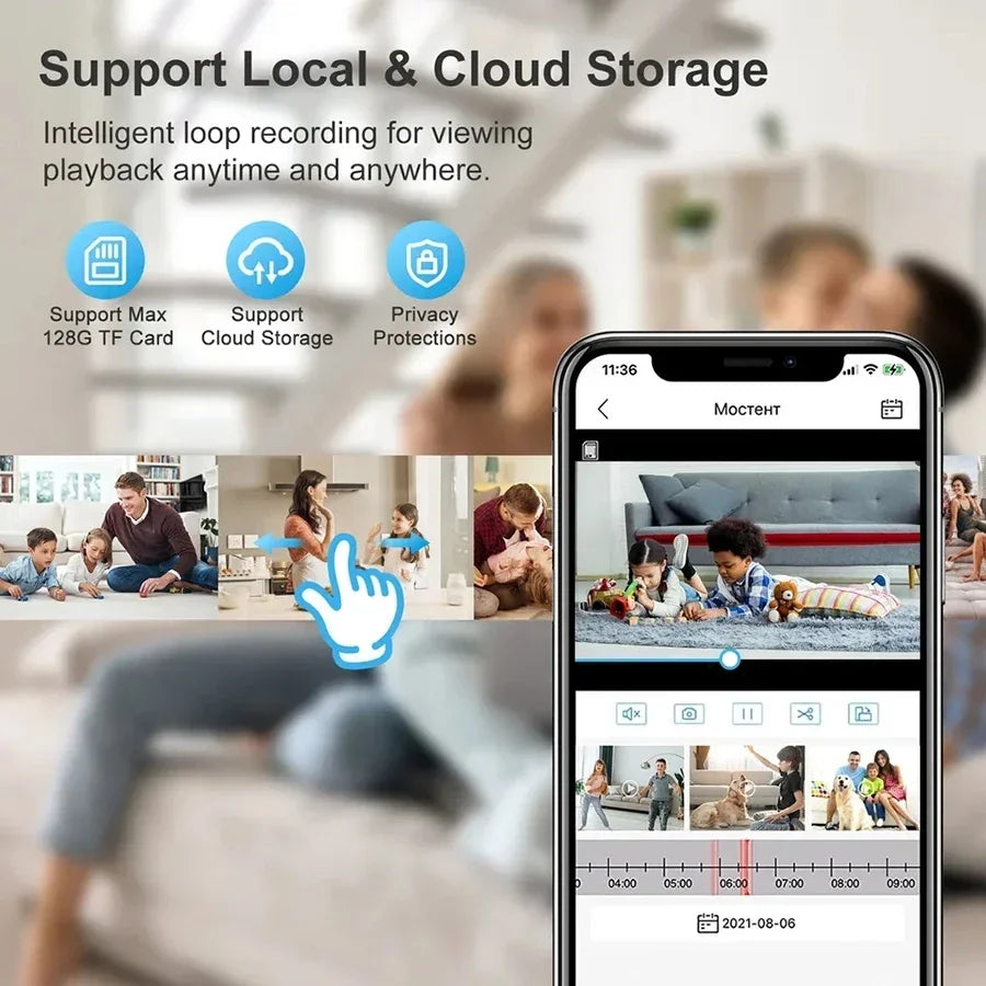 App Tuya Smart para controle remoto do rastreamento