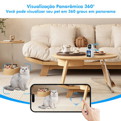 Câmera em suporte de montagem padrão