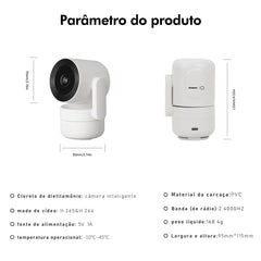 Visão noturna infravermelha ativada em ambiente escuro